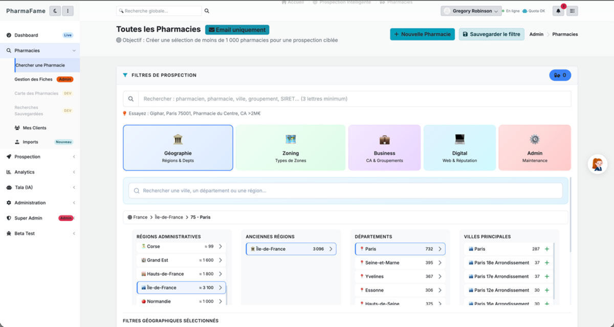 PharmaFame - Screenshot 2
